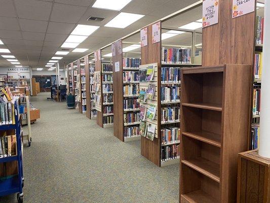 Shelves with plenty of books