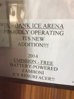 If you have ever had to smell zamboni exhaust, you will appreciate this even more!