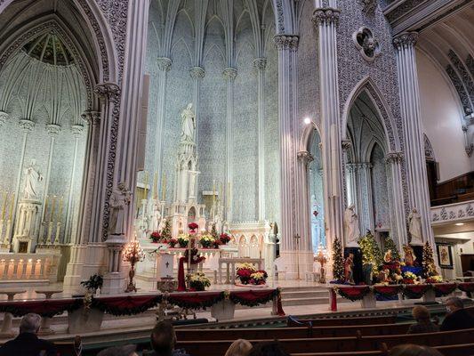 Alter before Christmas Mass