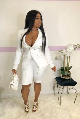 Boss Babe Blazer Capri Set