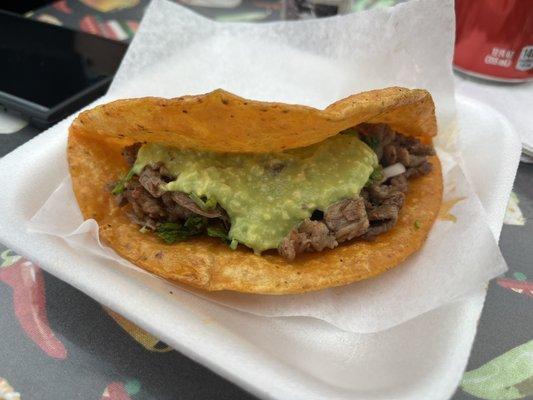 Carne Asada Taco Dorado