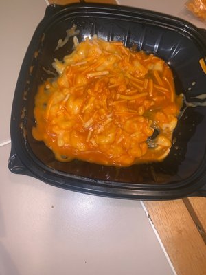 Gross Mac and cheese mess