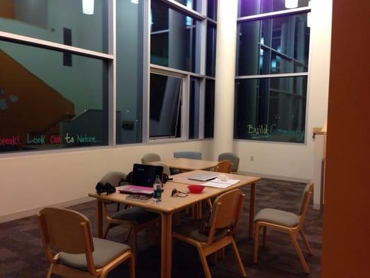 Study room (bottom floor)