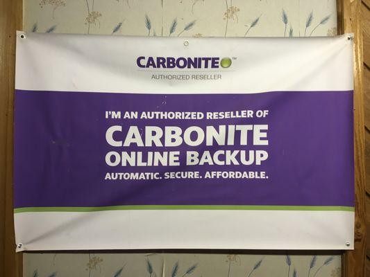 We are Carbonite Resellers