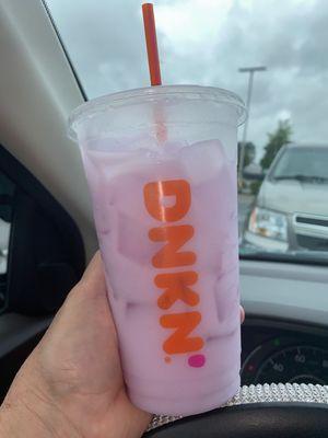 Pink Strawberry Dunkin' Coconut Refresher