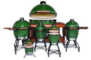 Big Green Egg Family.  Exceptional cooking capabilities make this a favorite with top chefs.