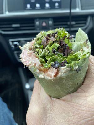 Tuna wrap from Tasty's.