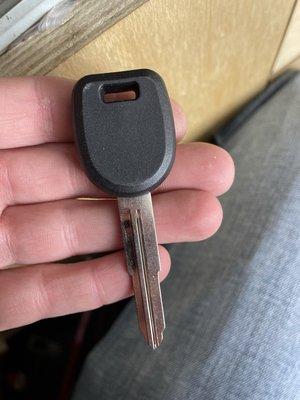 Transponder keys