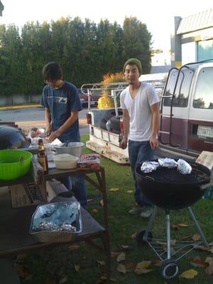 Customer appreciation day, 4th of July BBQ!  (Yes, they're open on holidays :)