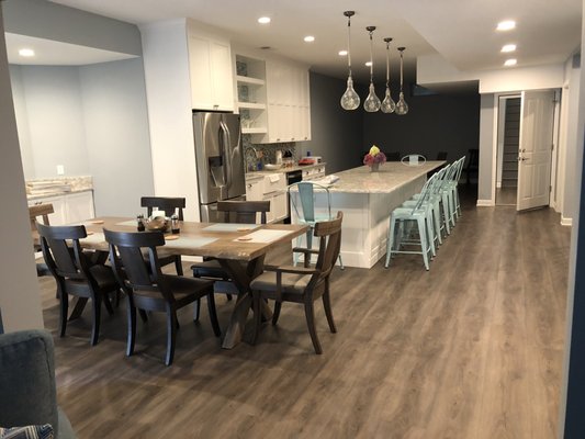 Newly Finished Basement with Full Kitchen and Dining