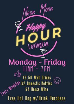 Many say that we have the best happy hour in town. Come check it out!