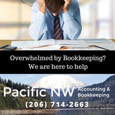 Bookkeeping can be stressful and overwhelming for a small business owner. Let us help!