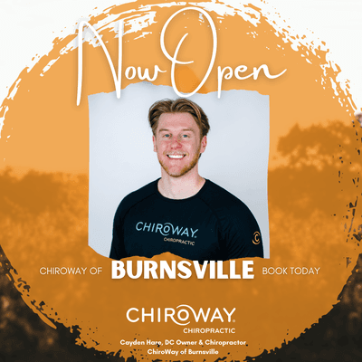 ChiroWay of Burnsville is now open and taking new clients Don't miss out on our affordable chiropractic plans and convenient walk-in visit