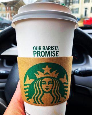 The barista promise