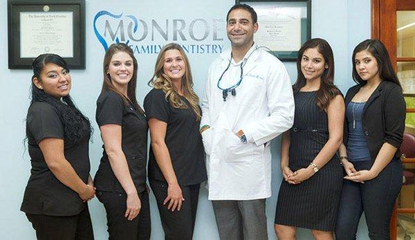 Dr. Mjahed and staff at Monroe NC Dental Practice