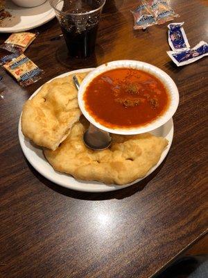 Posole and fry bread $6.36!!