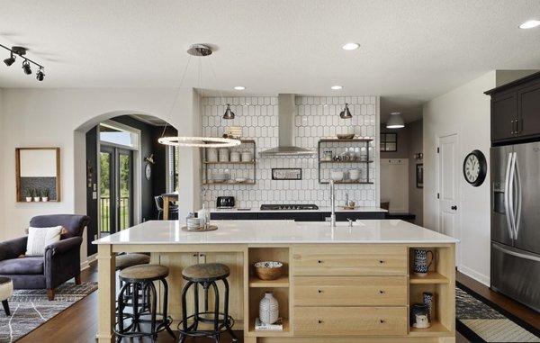 A gourmet kitchen completed by our interior designer Paula Palkert