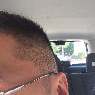 Nice cut . Unlike sullys barber around the corner . Sullys barber did the worst job