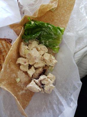 Chicken salad wrap