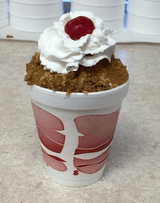 Apple Streusel sundae!