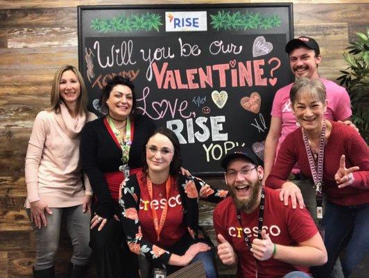 Valentine's Day love from your friends at RISE York!