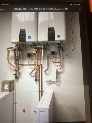 We love installing tankless water heaters