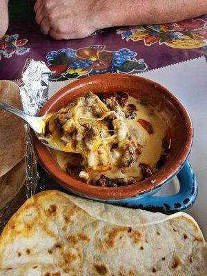 Choriqueso appetizer - so good!