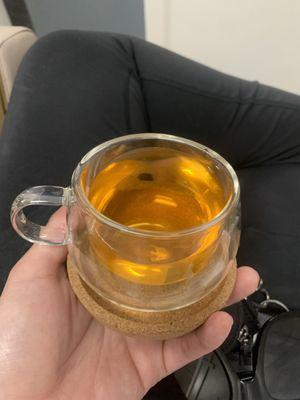 Offered me tea after scalp treatment in this cute cup!