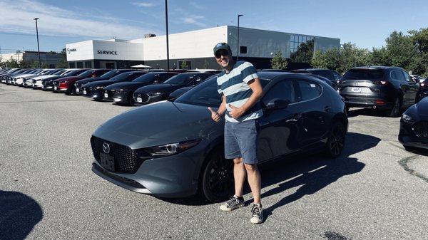 Purchased a 2020 Mazda 3 Hatchback at the newer location