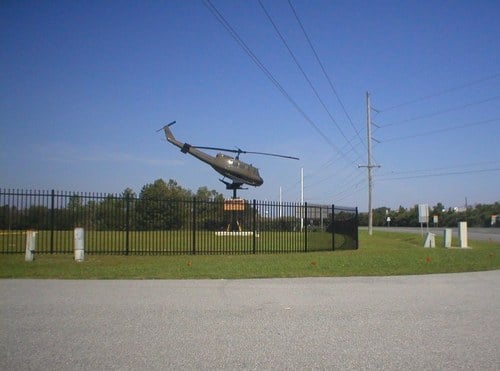 Another view of the helicopter along Coastal Highway.