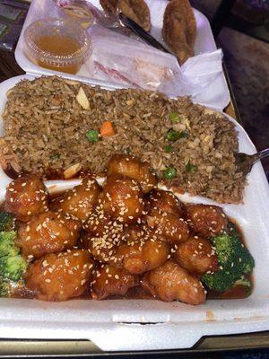 Sesame Chicken Dinner Special Chicken Fried Rice