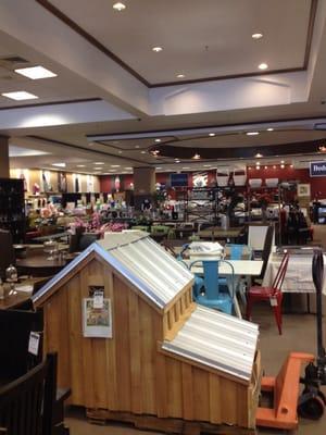 Huge store full of furniture and clothing.