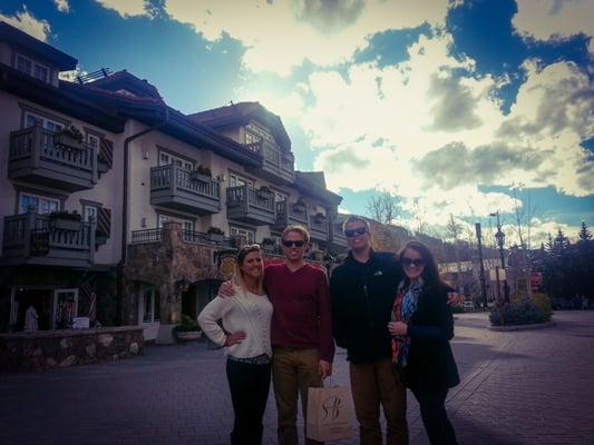 We went on the first of November and just check out that backdrop & sky! Can't wait to return to Vail Village!