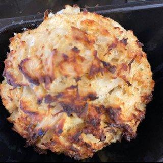 Broiled 4oz  Maryland Gourmet CrabCake