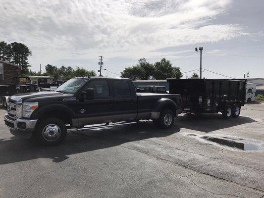 Dump trailer 7'x14'x4'