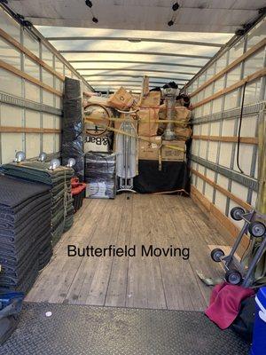 Safely securing your load while keeping our truck neat and organized helps ensure your move gets done safely and efficiently.