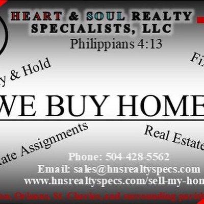 We Buy Houses!