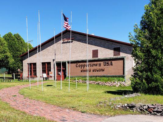 Facade for Coppertown Mining Museum