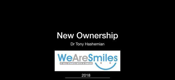 New Ownership 2018 Dr Tony Hashemian