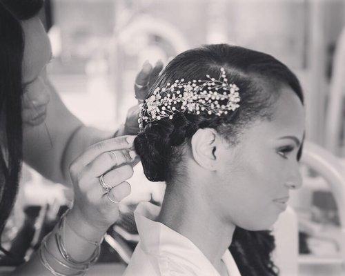 Wedding hair and braid by yours truly