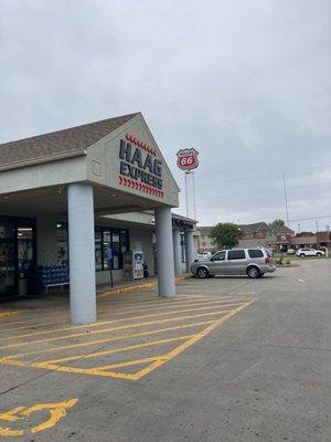 Haag Express gas and food stop on I70 Topeka KS