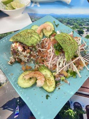 Camarón Ceviche & Jaiva Tostada.....