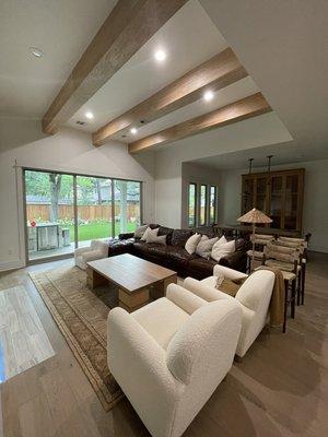 Entire interior of the home remodeled.