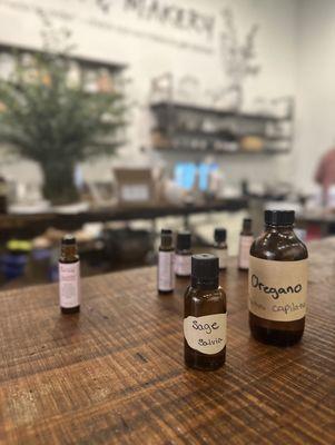 Custom essential oil blending