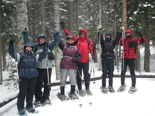 Snowshoeing