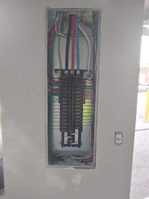 New commercial panel install