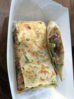 The guppy quesadilla