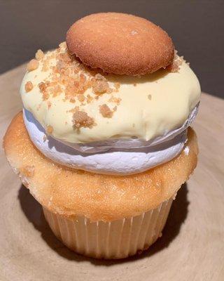 Banana pudding cupcake