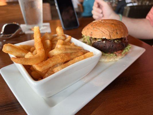 Black bean burger