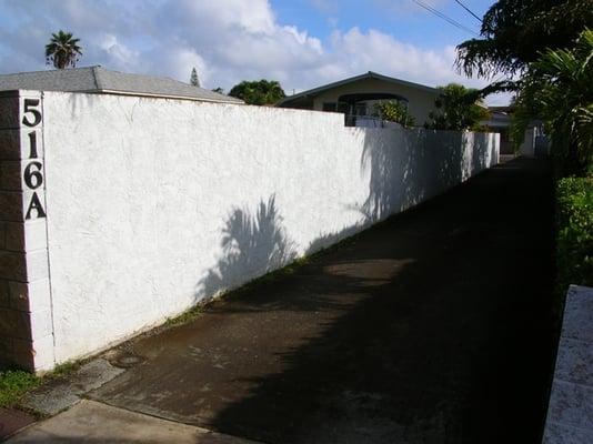 Driveway to the House